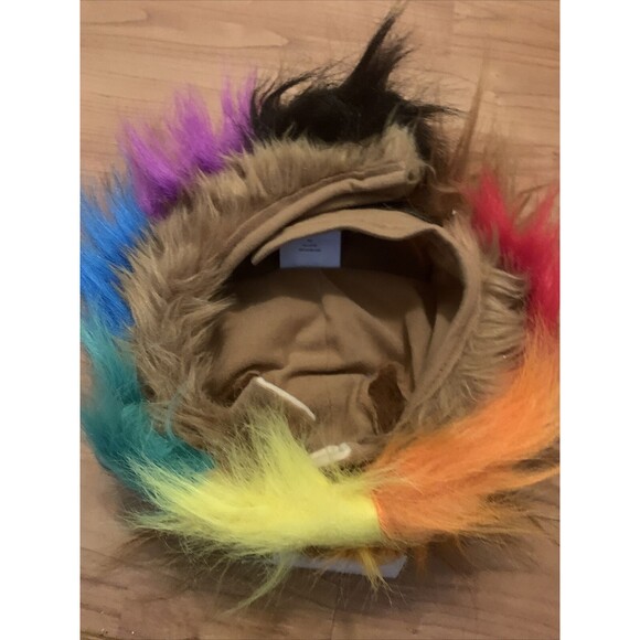 Take Pride Pet Apparel Rainbow Lion HeadWear Multi-Color - Picture 6 of 6